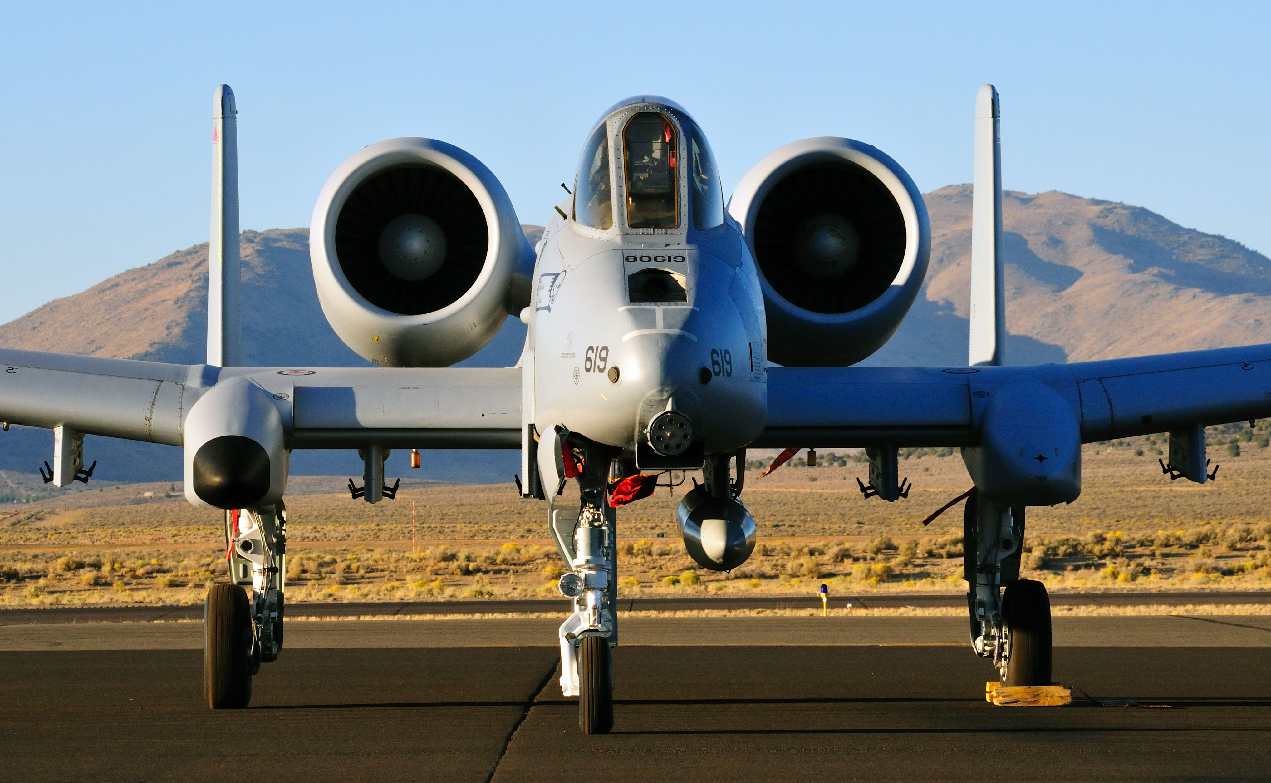 Generally, one does not want an A-10 Warthog with it's 30mm cannon pointed directly at them.