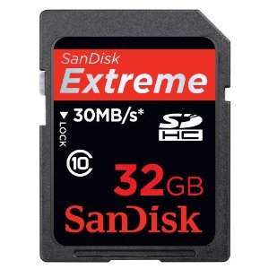 [amazon] Sandisk 32 GB Extreme SDHC Cards (SDSDX3-032G-A31)